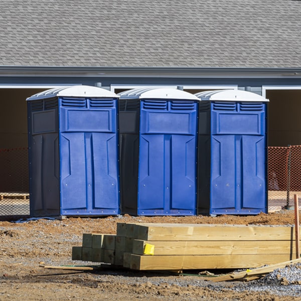 how do you dispose of waste after the portable toilets have been emptied in Lamoille